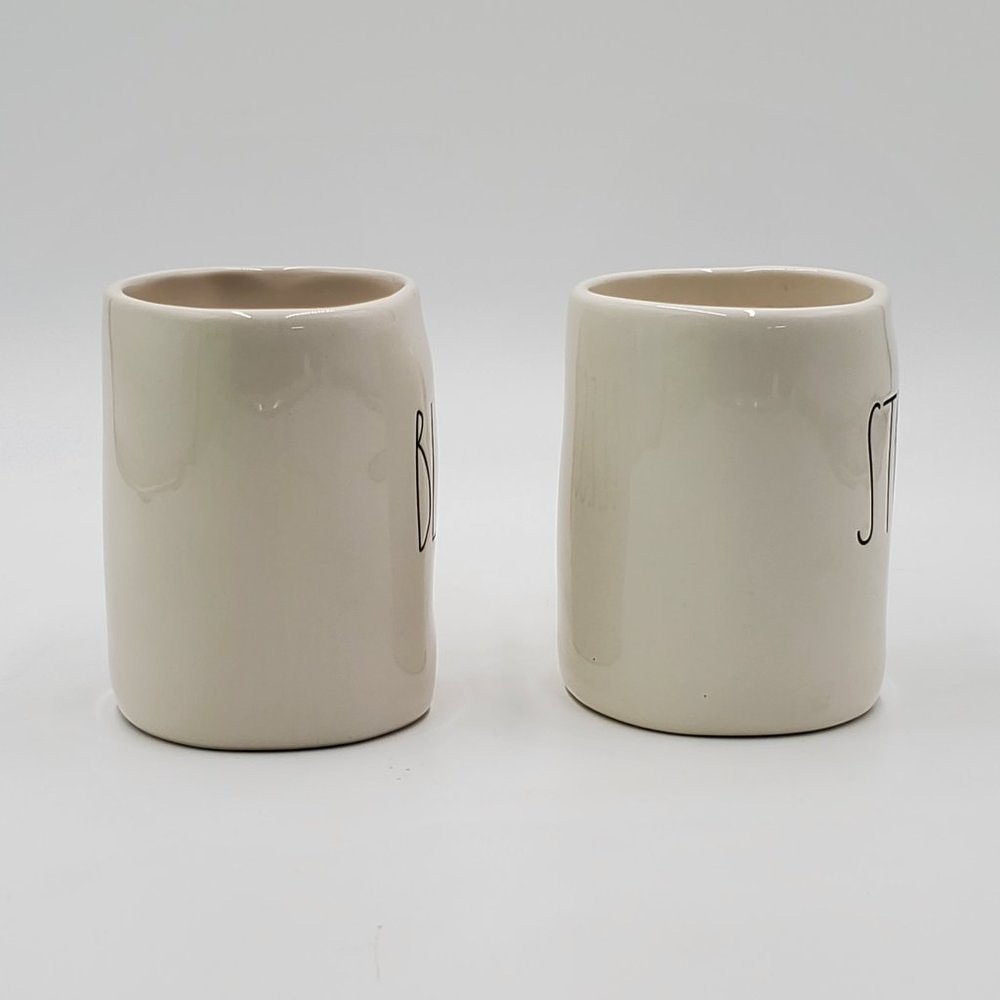 Rae Dunn Pottery Mugs “STRENGH” & “BLESSED” - Picture 6 of 14